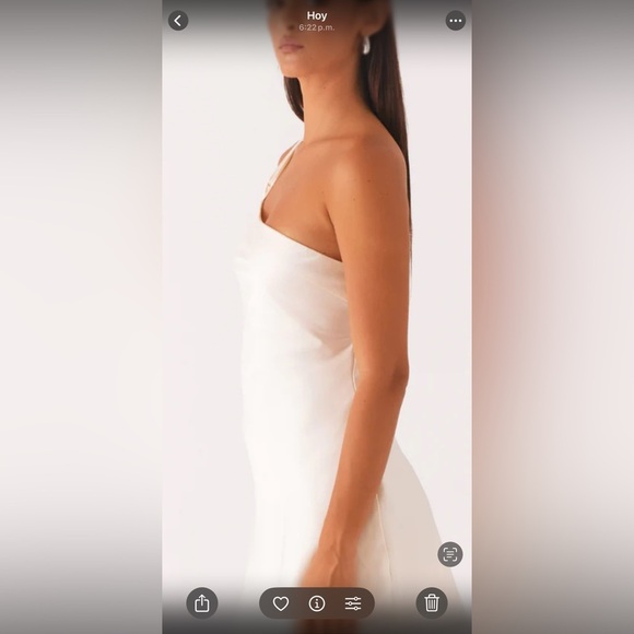 Peppermayo Cream Satin Fabric - Picture 5 of 9